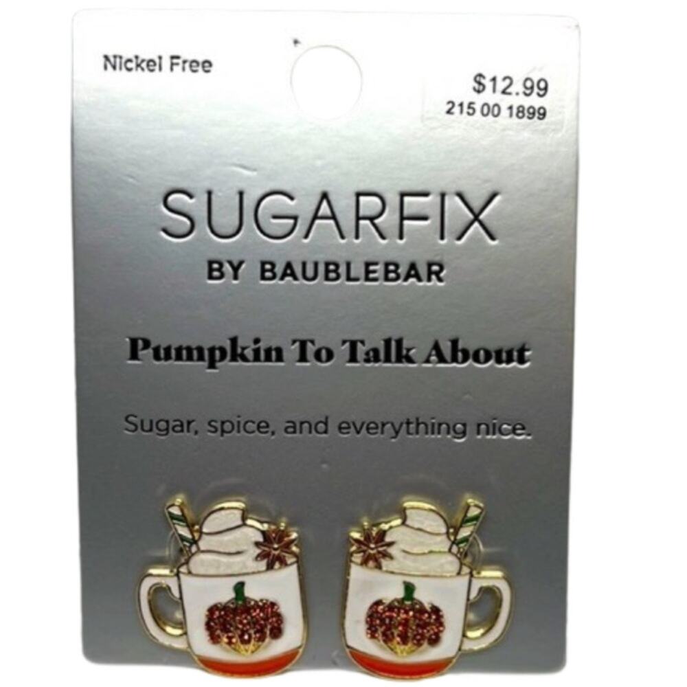 SUGARFIX by BaubleBar “Pumpkin to Talk About” Earrings